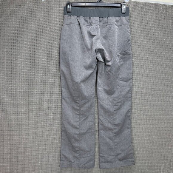 Comenii Womens Size Medium Gray Elastic Waist Technical Workwear Scrub Pants - Picture 2 of 10